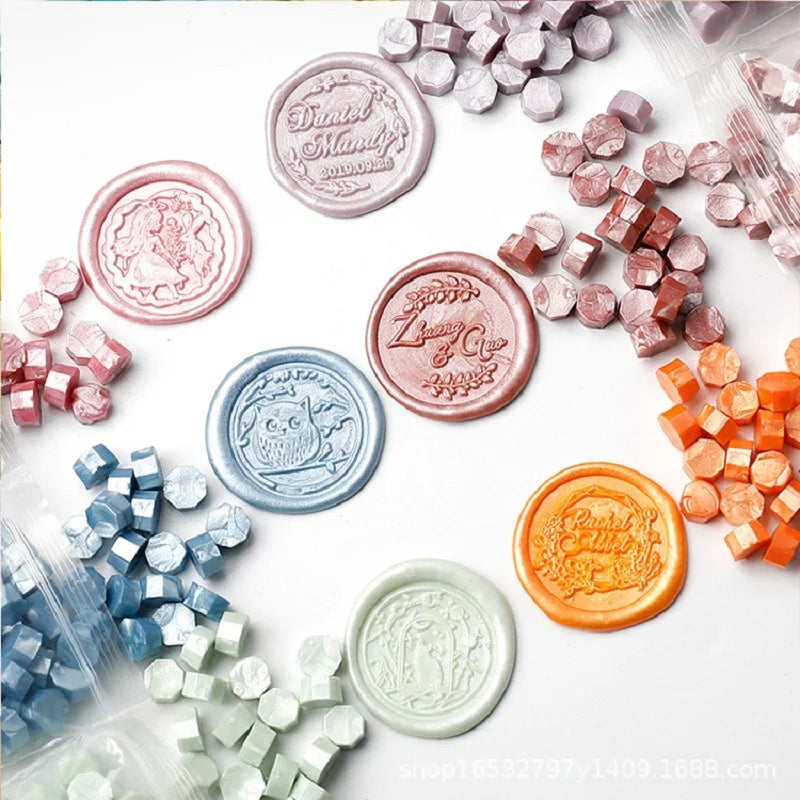 100pcs Vintage Wax Seal Beads