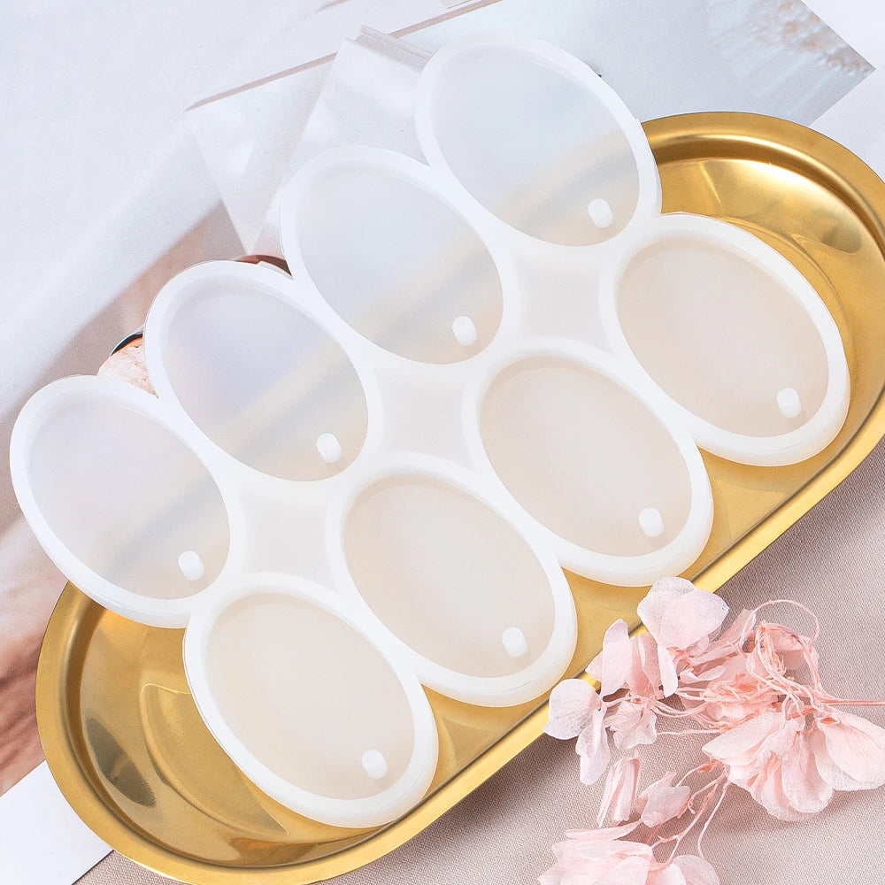 Round Oval Silicone Mold