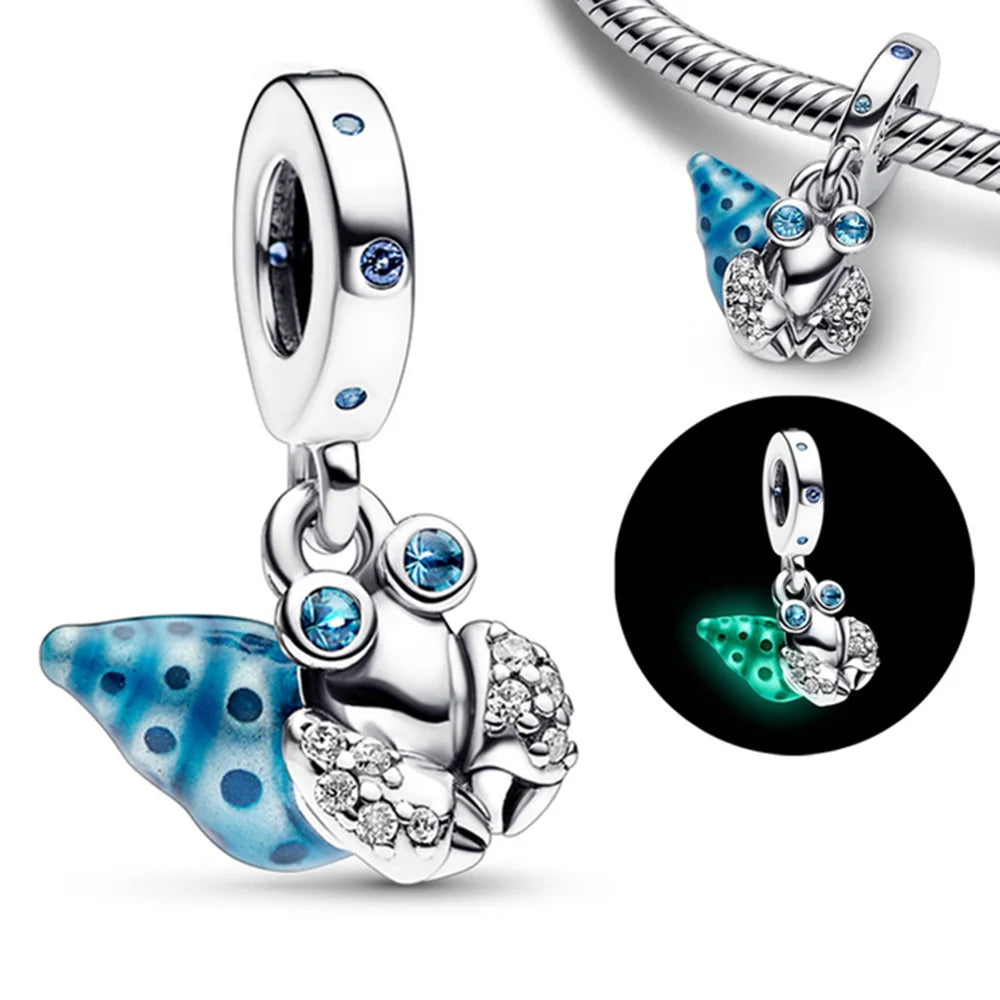 Chameleon, Luminous Firefly & Butterfly Charms