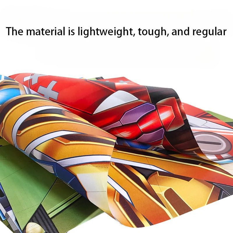 Colorful Origami Paper Plane Puzzle Craft Toy