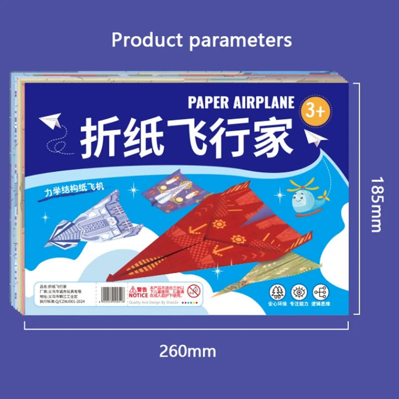 Children's 3D Origami & Paper Airplane Book