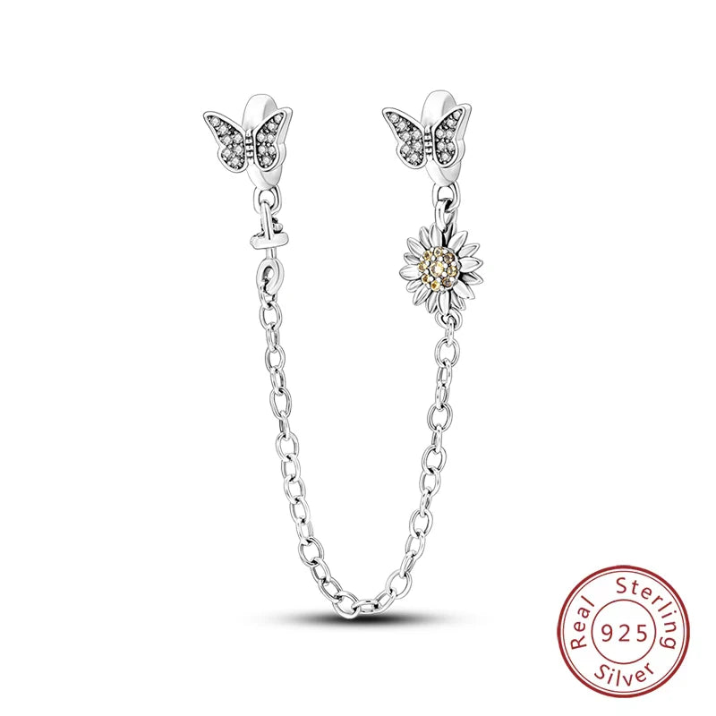 S925 Silver Luminous Firefly & Star Charms (3mm)