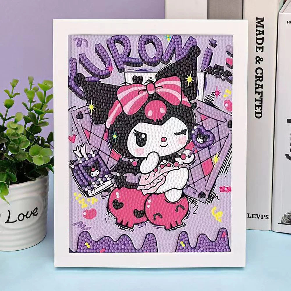 Sanrio Hello Kitty 5D Diamond Painting Kit with Frame