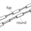 1M 3/4mm Stainless Steel Gold Cable Chain – No Fade Necklace, Bracelet & Anklet DIY Jewelry Components