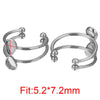 10pcs Adjustable Stainless Steel Open Ring Settings – Blank Base Bezel Cabochons for DIY Jewelry Making