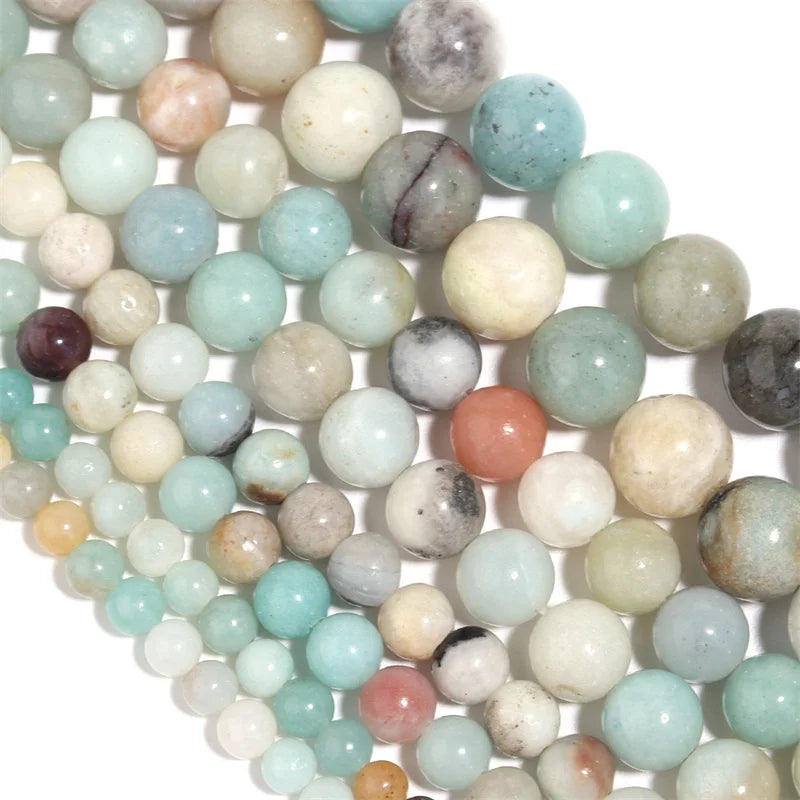 Natural Amazonite Round Beads