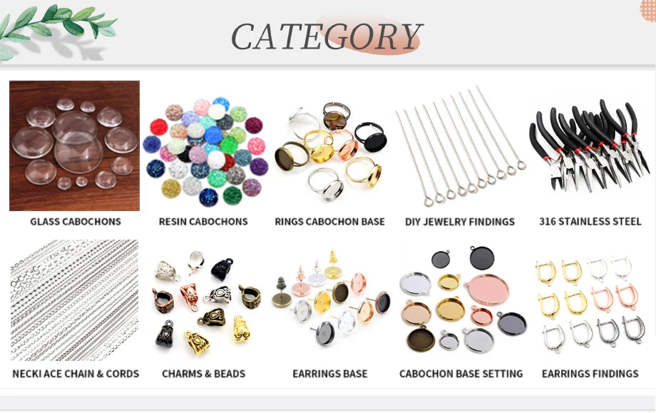 Jump Rings Set (3–10mm, 8 Colors) for Jewelry Making