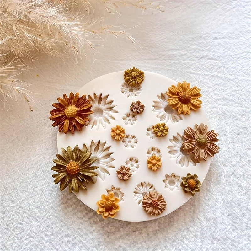 1pc 3D Flower Silicone Mold