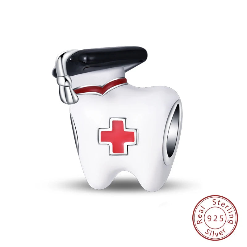 S925 Silver Luminous Firefly & Star Charms (3mm)