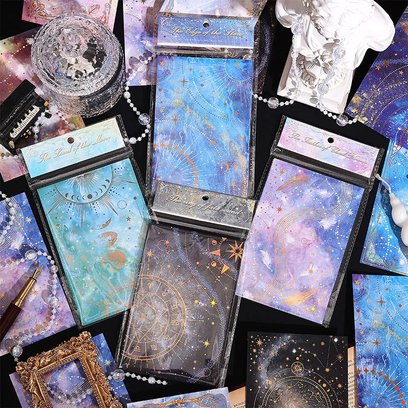 15pcs Dreamy Sky Theme Decorative Paper