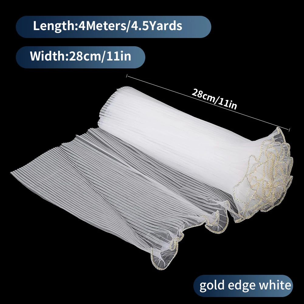 White Floral Bouquet Wrapping Set