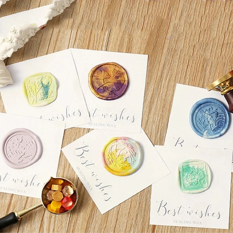 100pcs Vintage Wax Seal Beads