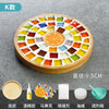 Handmade DIY Mosaic Cup Mat – Bamboo Heart & Square Coaster Craft Kit, Parent-Child Educational Creative Handicraft Toys