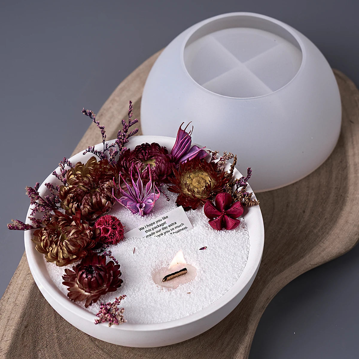 Round Concrete Bowl Silicone Mold