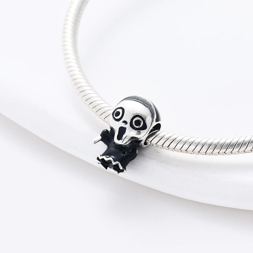 925 Sterling Silver Black Mysterious Charms