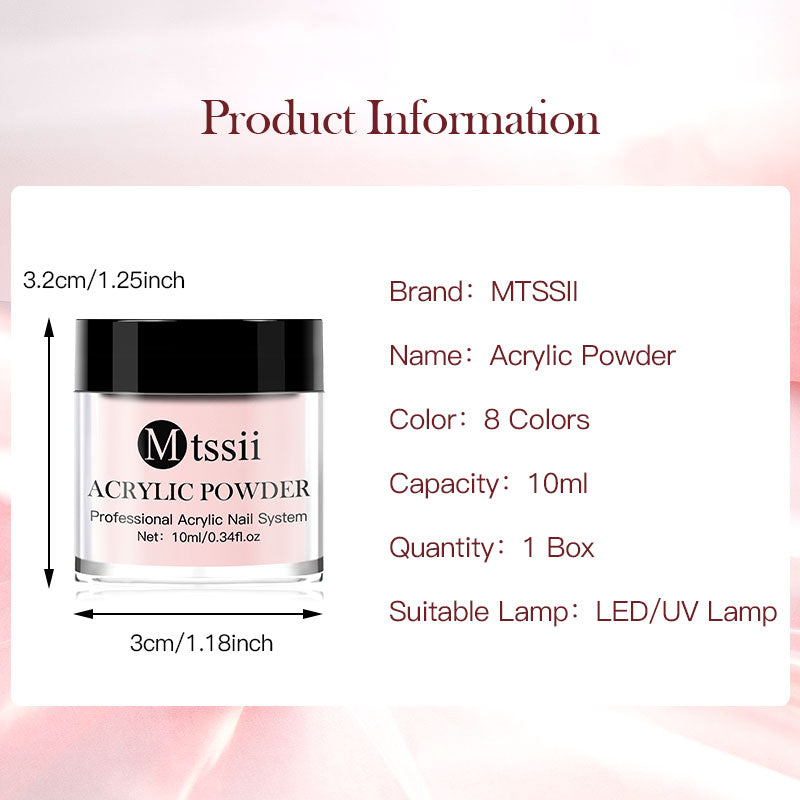Mtssii 10g Acrylic Powder for Nail Extension