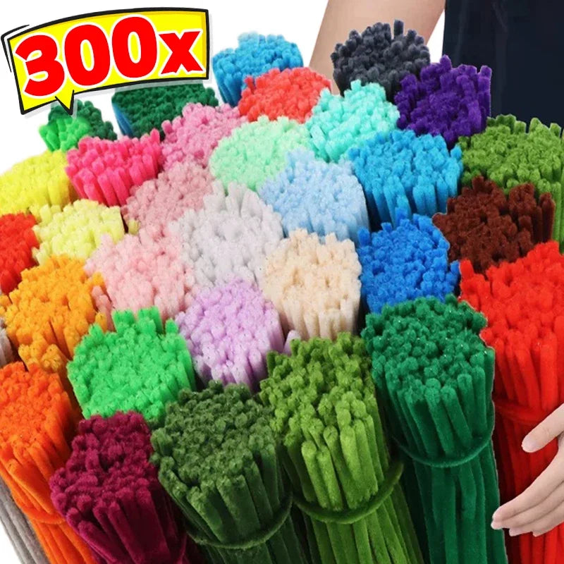 300/10pcs Colorful Chenille Stems