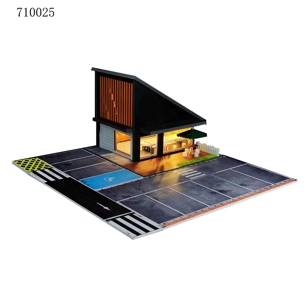 1:64 Scale Diorama Car Garage Model