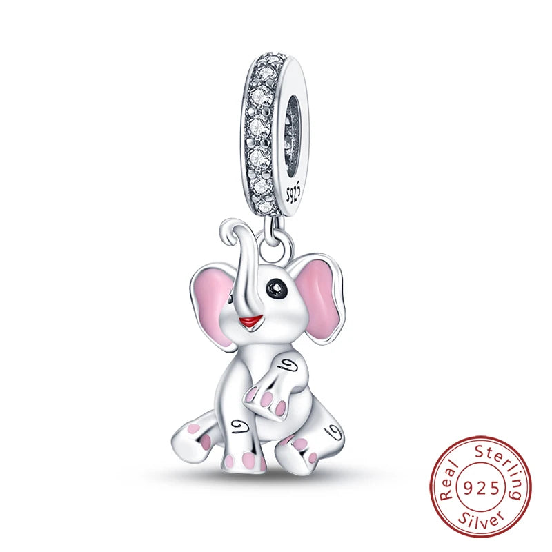 S925 Silver Luminous Firefly & Star Charms (3mm)