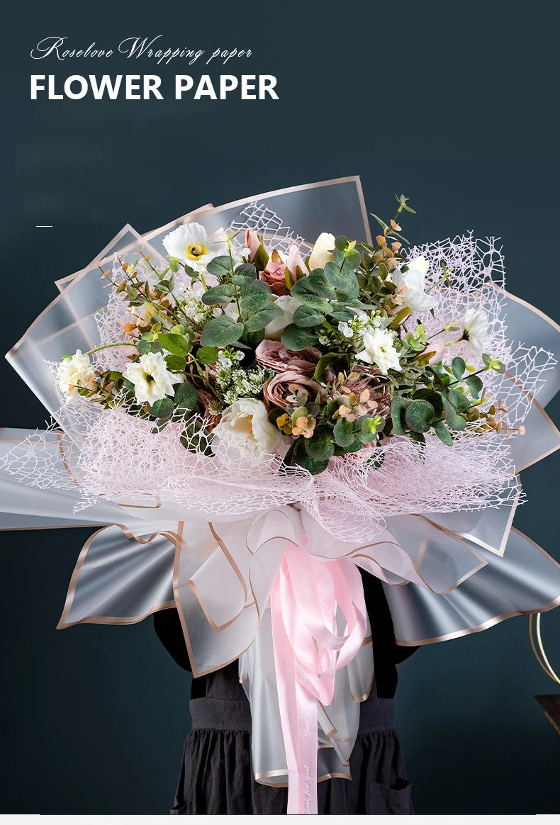10 Sheets Waterproof Flower Wrapping Paper