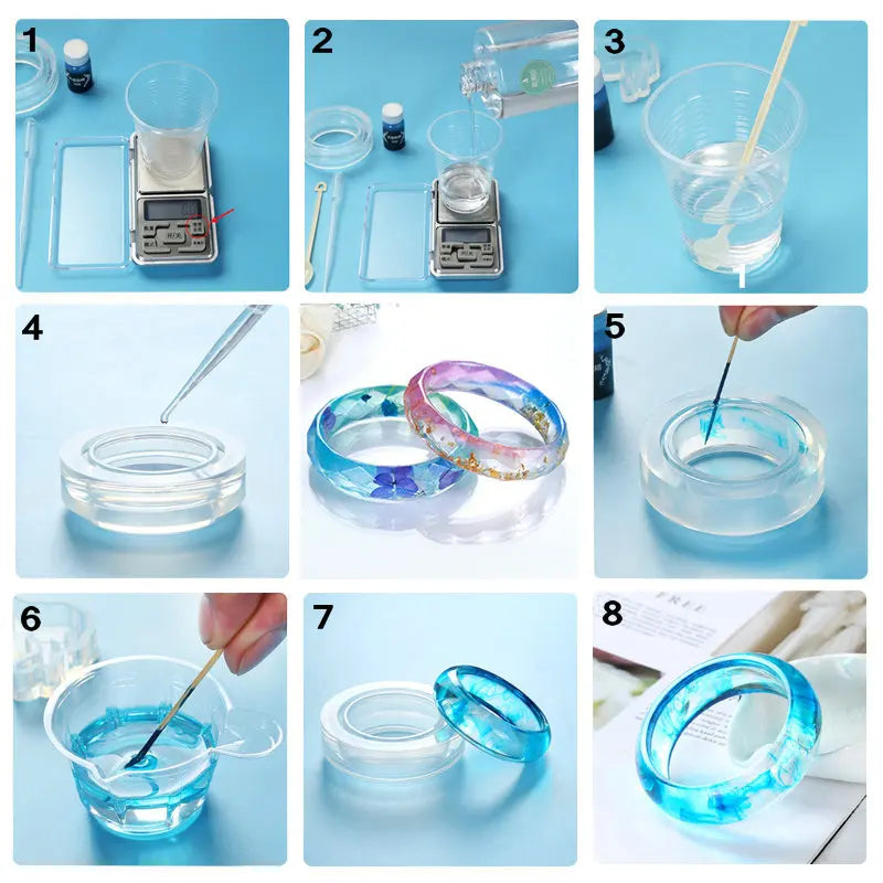 16 Styles Epoxy Resin Casting Molds Set