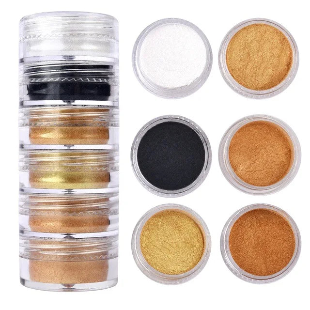 6-Color Mica Powder Set