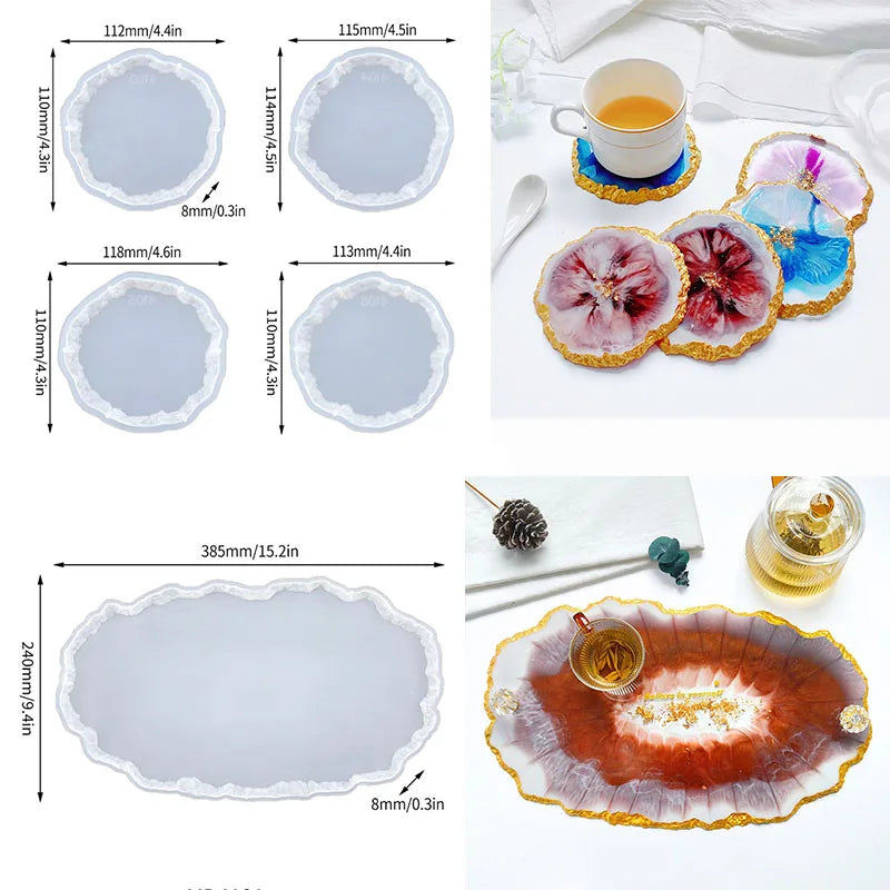 DIY Three-Layer Fruit & Tea Plate Silicone Mold