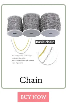5M Stainless Steel Necklace Tail Chains (3 Sizes)