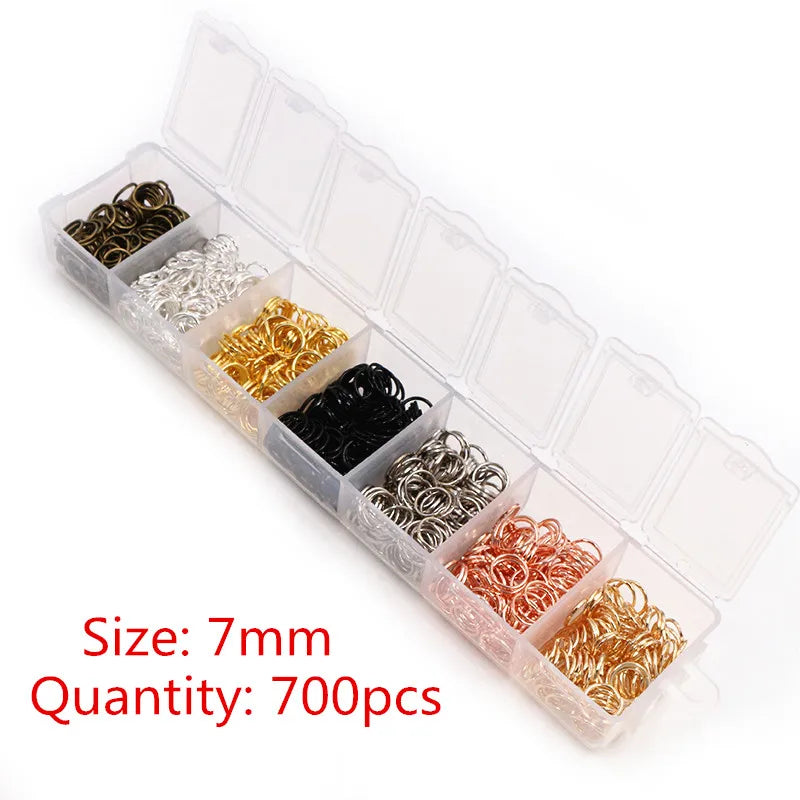 Jump Rings Set (3–10mm, 8 Colors) for Jewelry Making