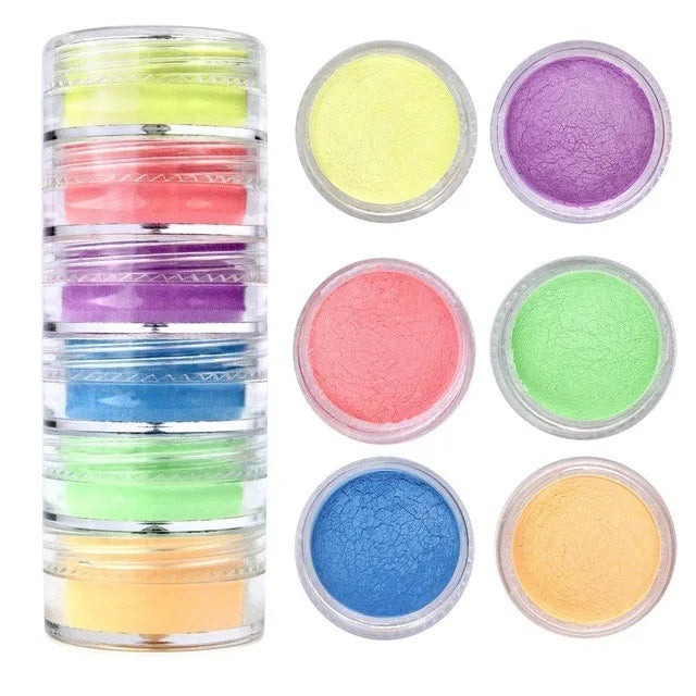 6-Color Mica Powder Set