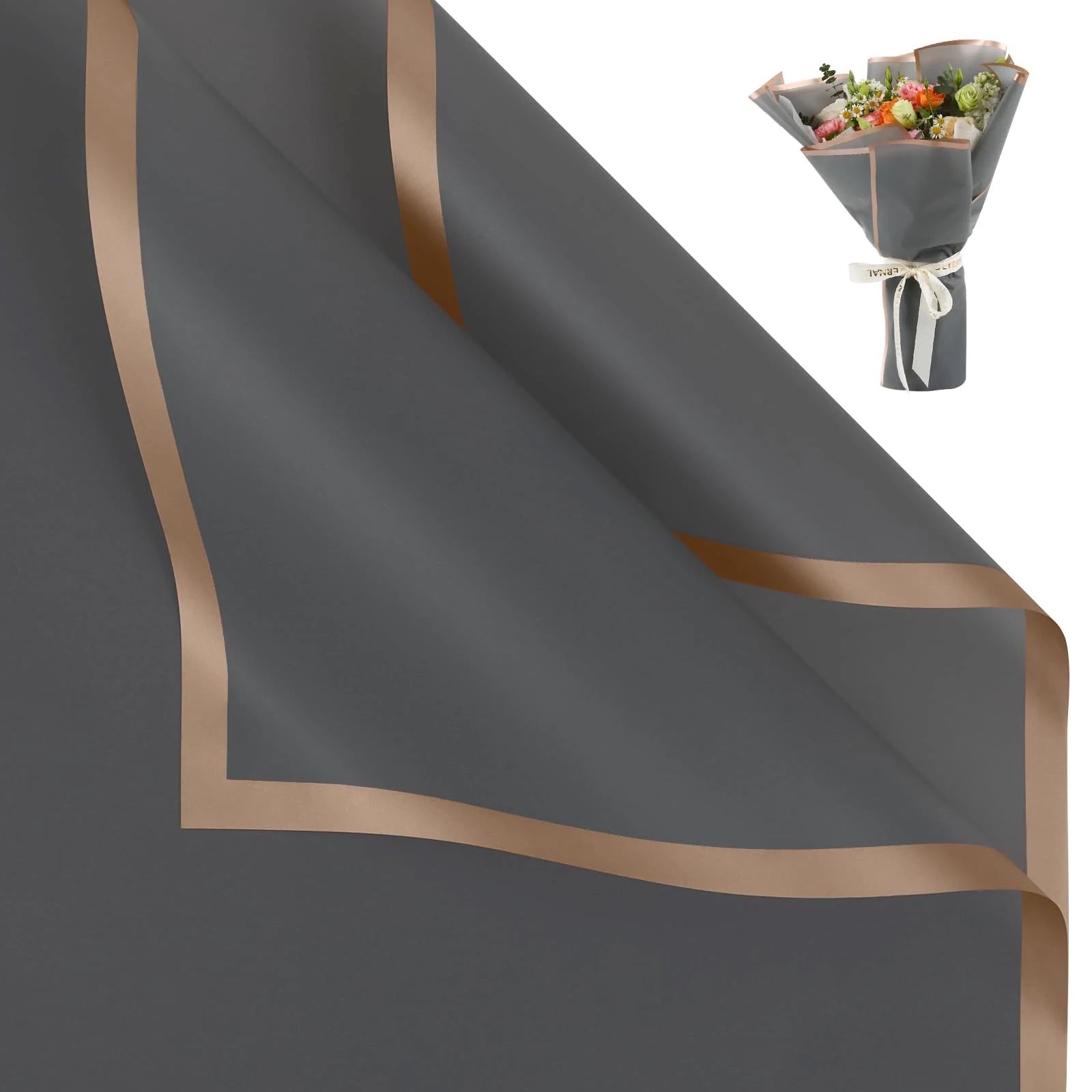 10 Sheets Waterproof Flower Wrapping Paper