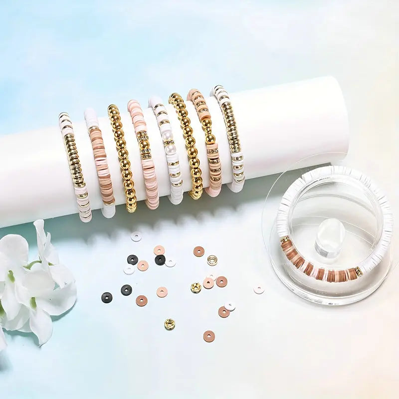 DIY Clay Beads Bracelet Making Kit