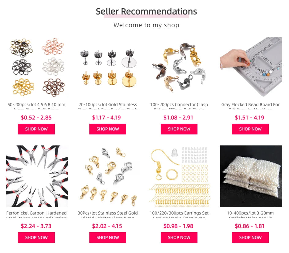 Alloy Accessories Jewelry Findings Set