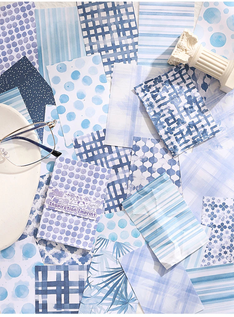 50pcs Vintage Multi-Style Decorative Paper