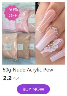 120ml EMA Acrylic Liquid & Pink Builder Powder Set