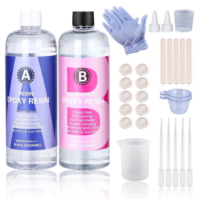 1:1 Crystal Clear Epoxy Resin Kit