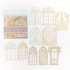 10pcs Vintage Lace Butterfly Hollow Craft Paper – DIY Scrapbooking & Junk Journal Material Pack