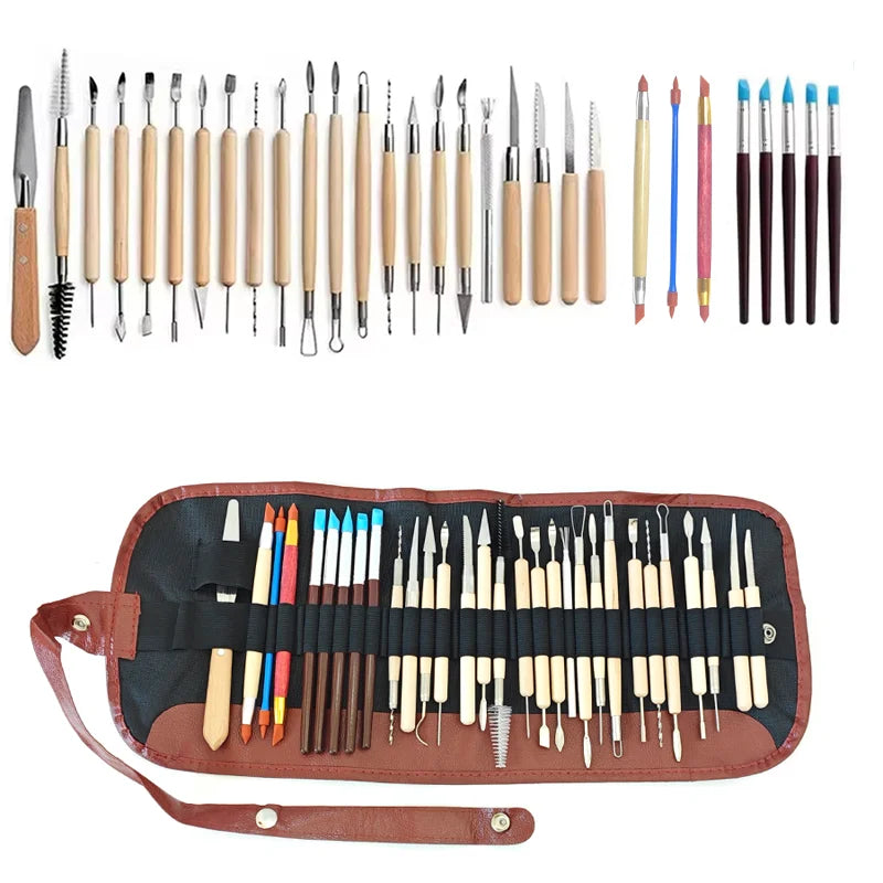 Pottery Clay Sculpting Tools Kit