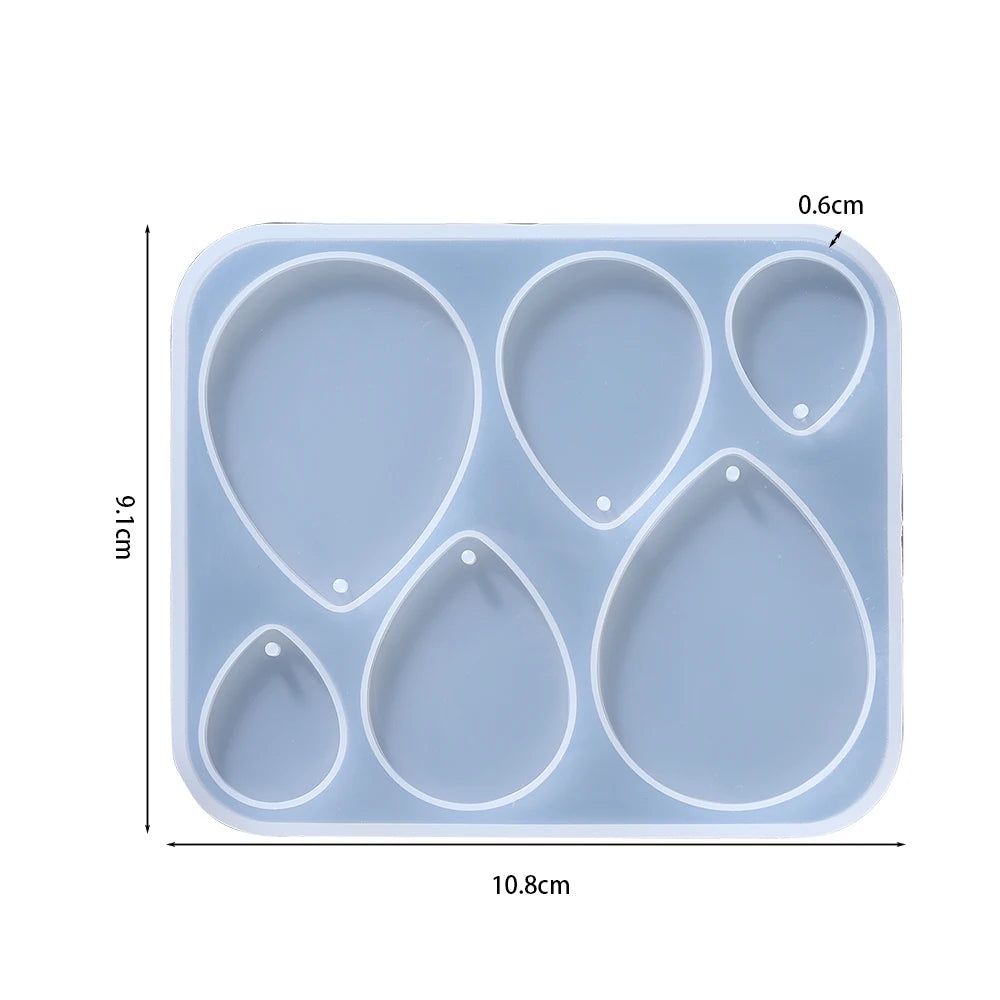 Geometric Silicone Mold for Earrings & Pendants