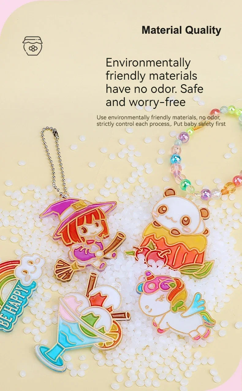 Children DIY Crystal Glue Painting Set