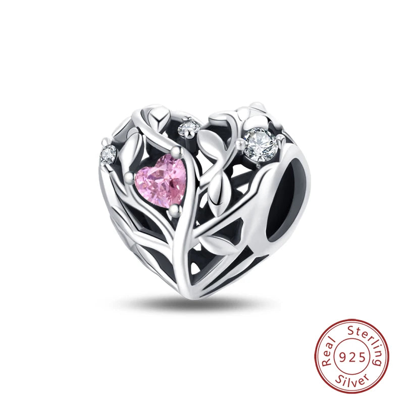 S925 Silver Luminous Firefly & Star Charms (3mm)