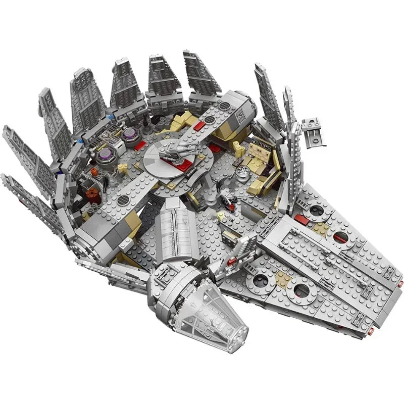 1381-Piece Space Millennium Warship Building Blocks Set
