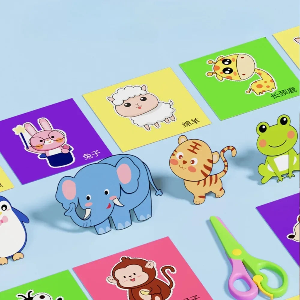 48pcs Handmade Paper Cut Craft Kit