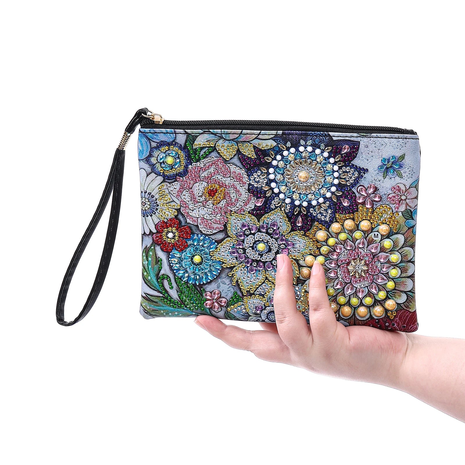 DIY Mandala Diamond Painting PU Leather Purse