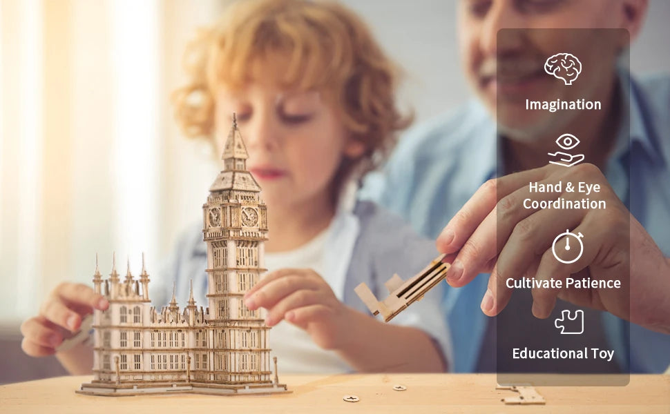 Robotime 3D Wooden Puzzle