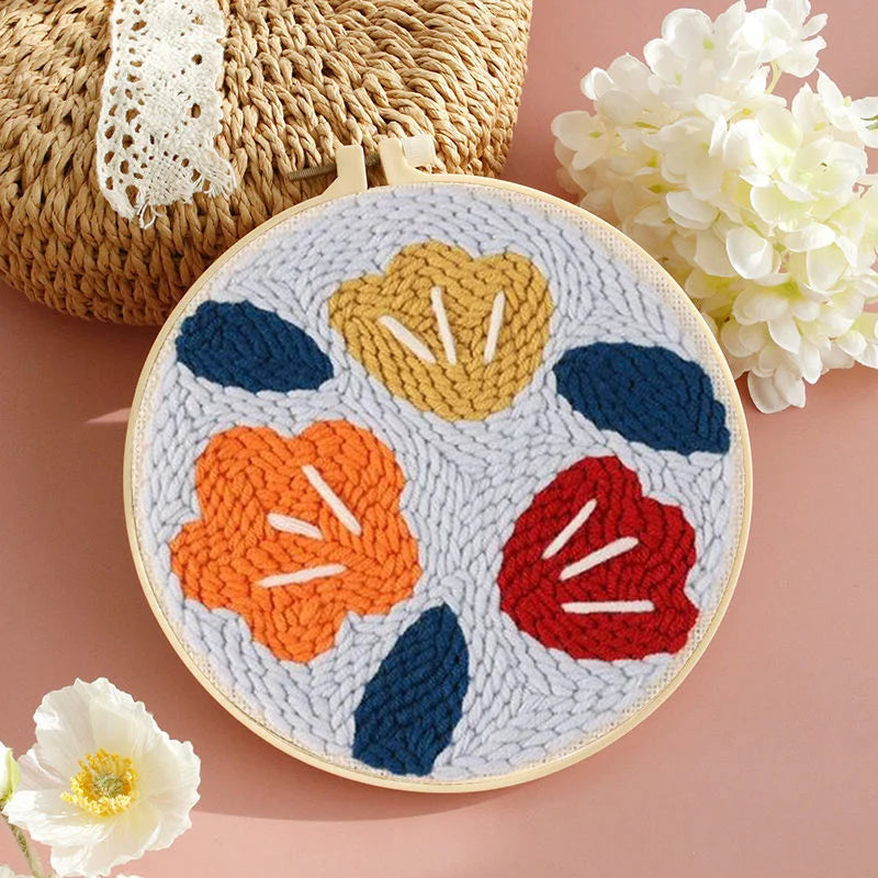 Sunflower DIY Punch Needle Embroidery Kit for Beginners