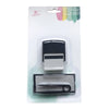 Custom DIY Self-Inking Rubber Stamp Kit – Personalized Name, Address, Number & Letter Printing