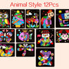 DIY Magic Transfer Painting Kit – Kids Arts & Crafts Educational Cartoon Drawing Toys