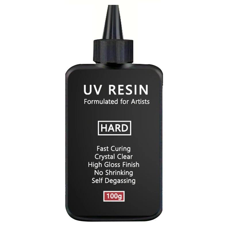 UV Resin 100g-300g with 5 Random Molds