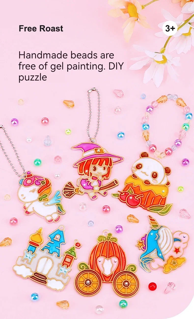 Children DIY Crystal Glue Painting Set